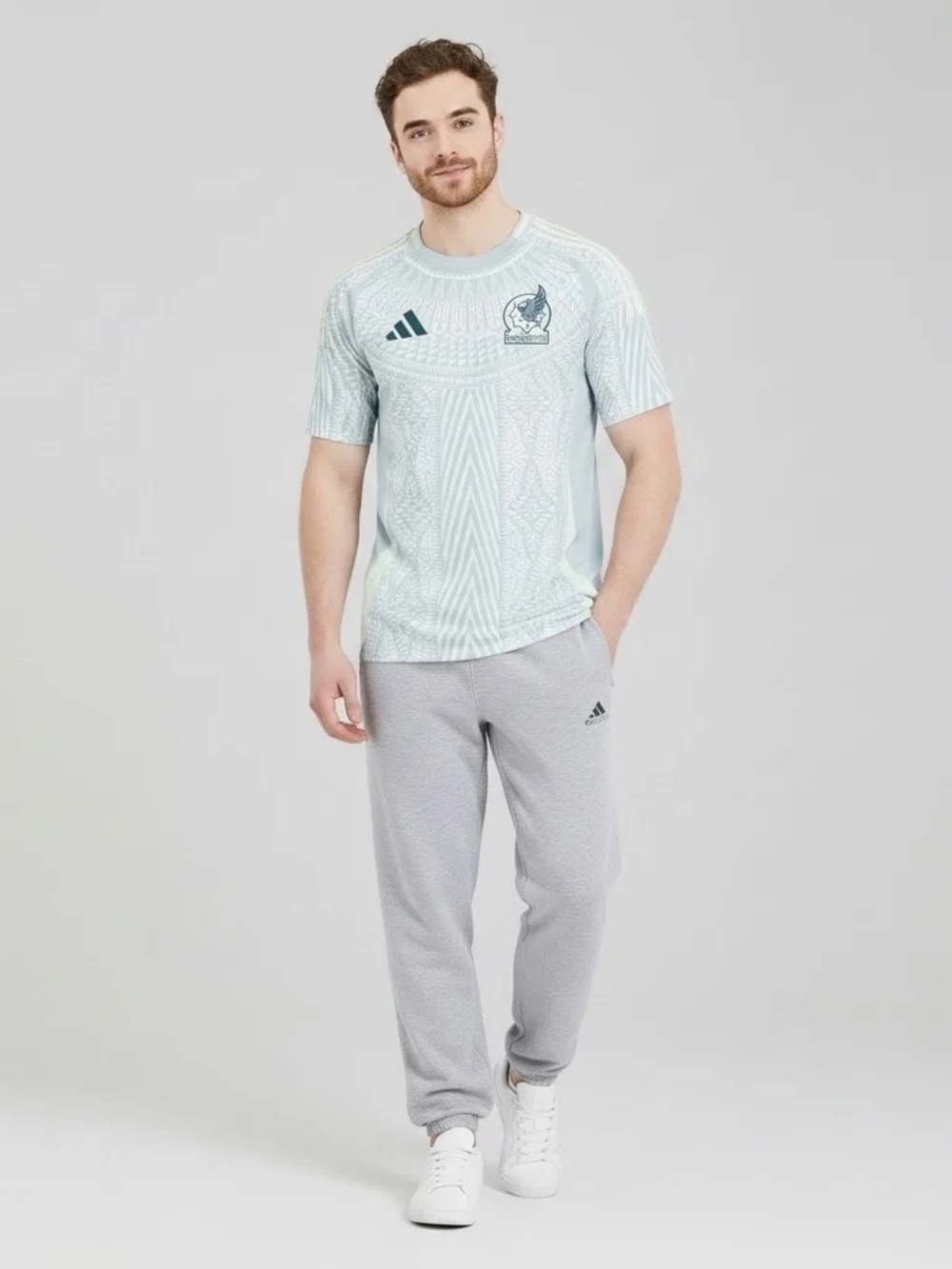 Adidas Mens Mexico Away Jersey 2024/25 - Picture 3 of 10